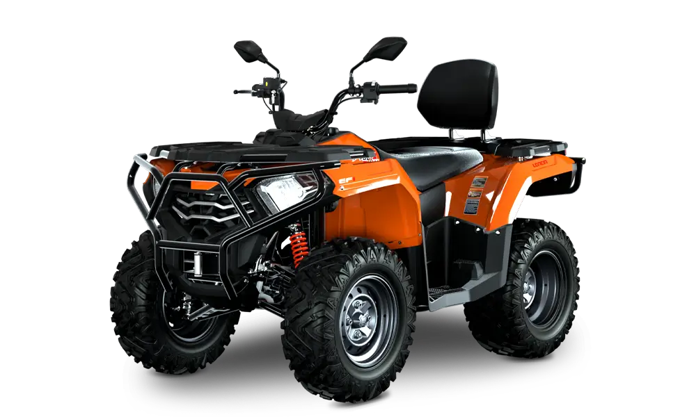 XWolf300 natural orange red （45 degrees left）